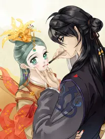《银白色噪点》角色档案封面：青灰色城市天际线与细密噪点纹理